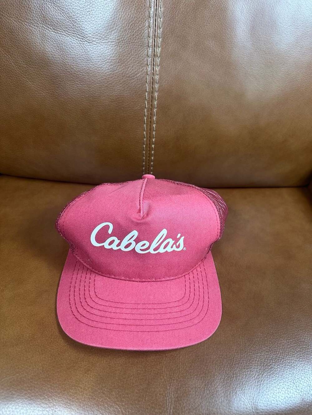 Cabela's Trucker Hat Pink Mesh Snapback